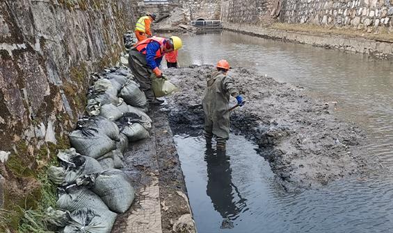 谷橋大溝清淤及攔水堰加固工程工程
